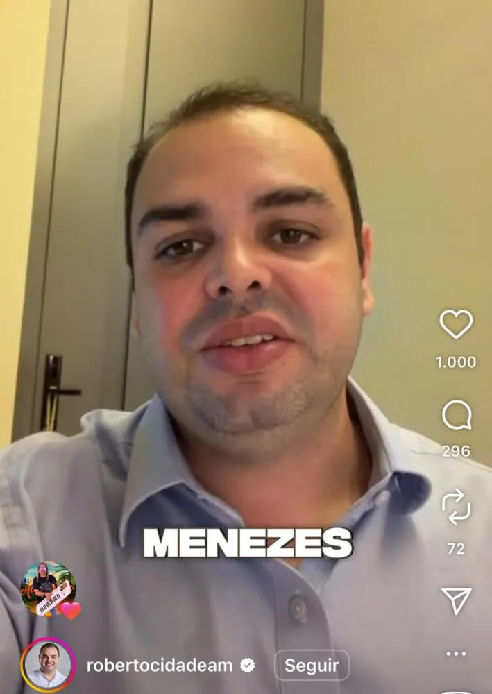 Roberto Cidade reage a ataque do Coronel Menezes: “por onde ele passa arruma confusão”