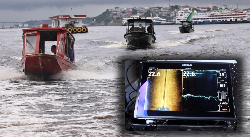 Bombeiros percorrem mais de 212 km em operação para localizar desaparecidos em naufrágio no Encontro das Águas