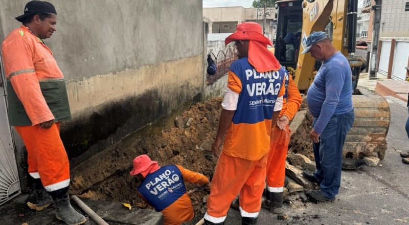 Prefeitura de Manaus age rápido e recupera drenagem rompida no bairro Japiim