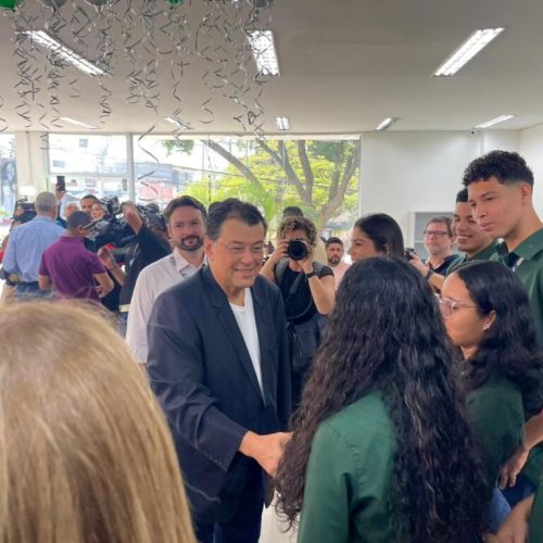 Senador Eduardo Braga participa da inauguração de unidades de microcrédito do Banco da Amazônia