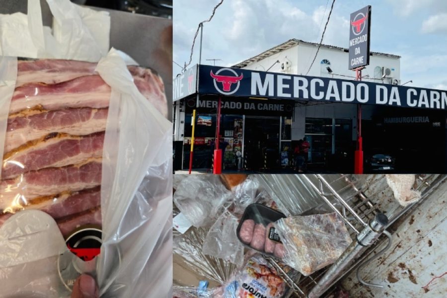 Mercado e Hamburgueria MDC vendem produtos vencidos e carne podre em Manaus