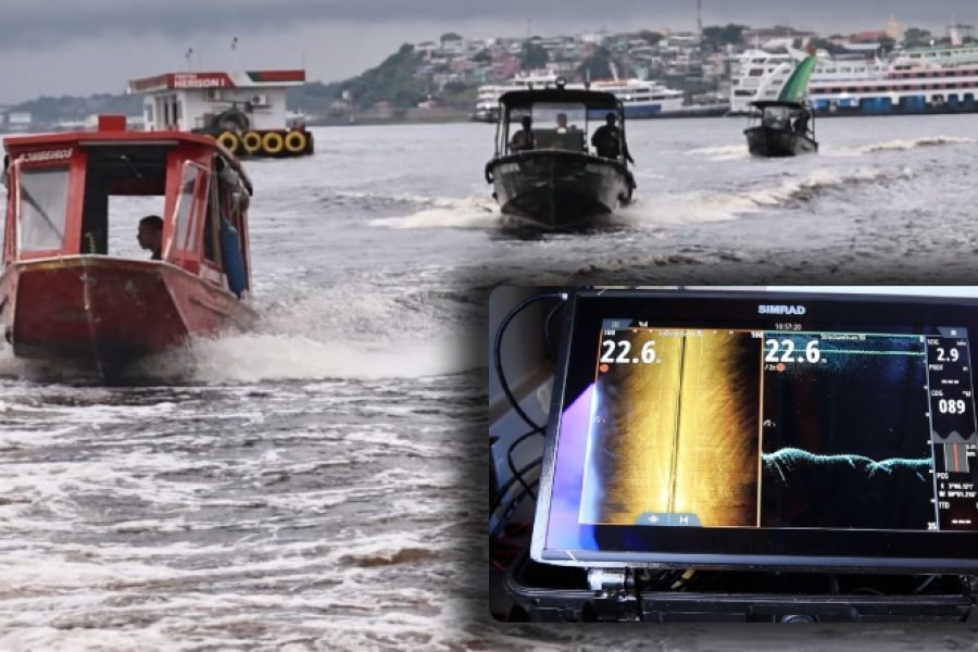 Bombeiros percorrem mais de 212 km em operação para localizar desaparecidos em naufrágio no Encontro das Águas