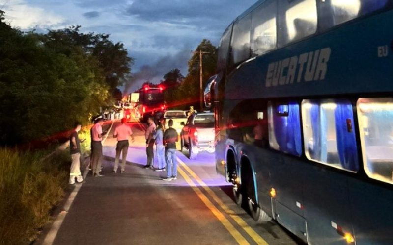 Manifestação interdita BR-174 após 72 horas sem energia elétrica