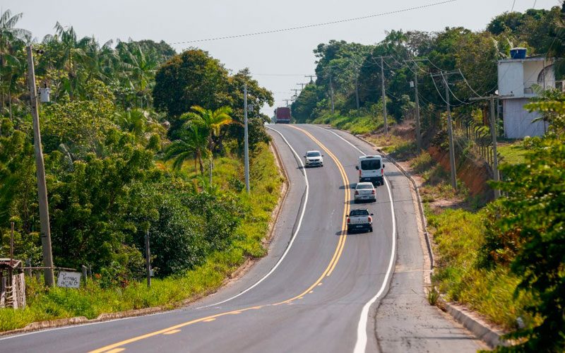 AM-010 revitalizada impulsiona produção rural no Amazonas