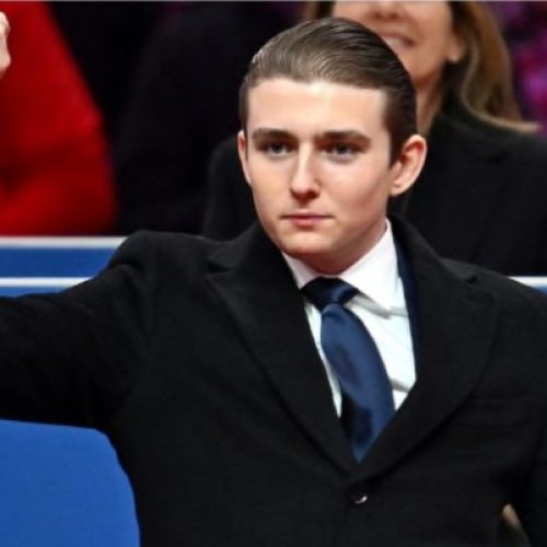 Barron Trump está sendo cotado para um cargo importante no aplicativo de streaming TikTok
